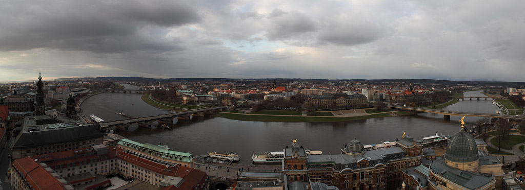 Germany - Dresden - View from church tower 1